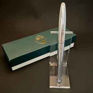 *NWT* RARE-Levenger Clarion Rollerball-Silver